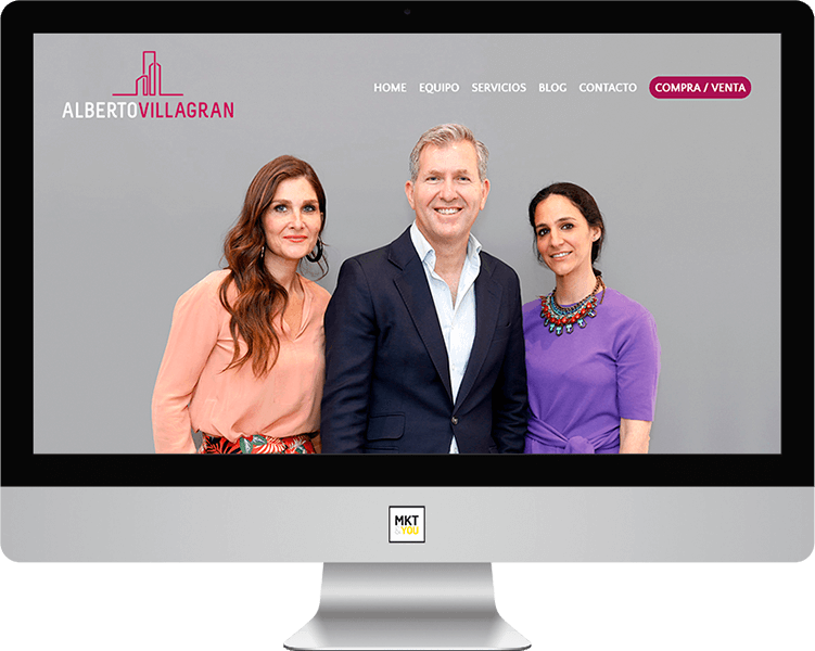 Página web Inmobiliaria Alberto Villagrán